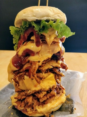 Tower Chicken Burger 